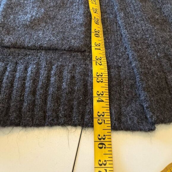 Gap Dark Heather Gray Oversized Long Hooded Cardigan Sz M Cozycore, Lounge - Picture 12 of 15